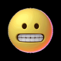 Teeth Grinding Emoji GIF