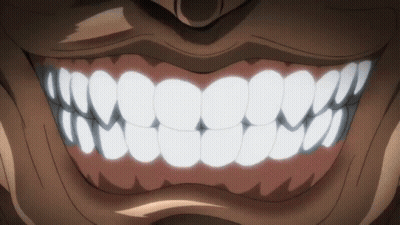 Teeth With Glowing White Spots GIF