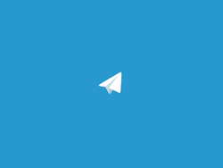 Telegram Logo Airplane Flying Animation GIF