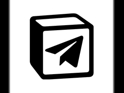 Telegram Notion Black White Animation GIF