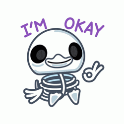 Telegram Utya Duck I'm Okay GIF