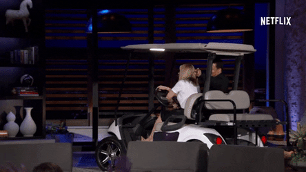 Teleportation Using Golf Cart GIF