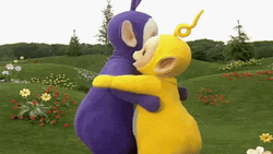 Teletubbies Besties Loving Hug GIF