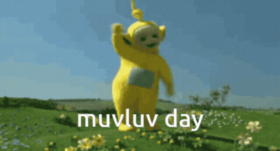 Teletubbies Character In Flower Field GIF