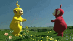 Teletubbies Chest Bump GIF