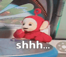 Teletubbies Po Shhhh GIF