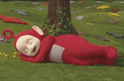 Teletubbies Po Sleeping  GIF