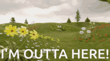 Teletubbies Running Away I'm Out GIF
