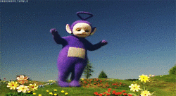 Teletubbies Tinky-Winky Dance GIF