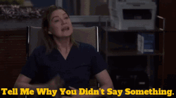 Tell Me Why Greys Anatomy Meredith Grey GIF