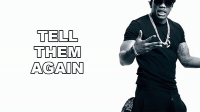 Tell Them Again Text GIF