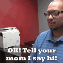 Tell Your Mom Hi The Studio Nerd Guy  GIF