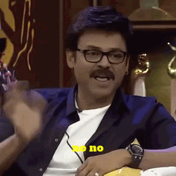 Telugu Daggubati Venkatesh No No  GIF