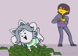 Temmy Make It Rain Money GIF