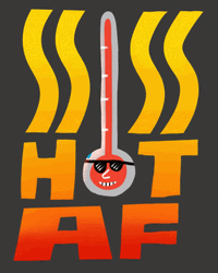 Temperature Is Hot As Hell GIF