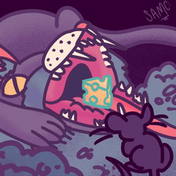 Tempting To Get Food From Crocodile's Mouth GIF