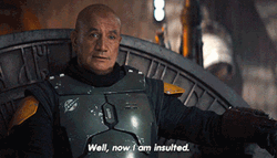Temuera Morrison Boba Fett Offended GIF