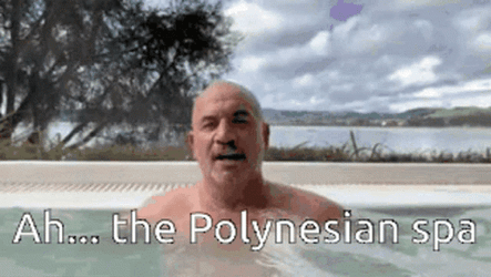 Temuera Morrison Polynesian Spa  GIF
