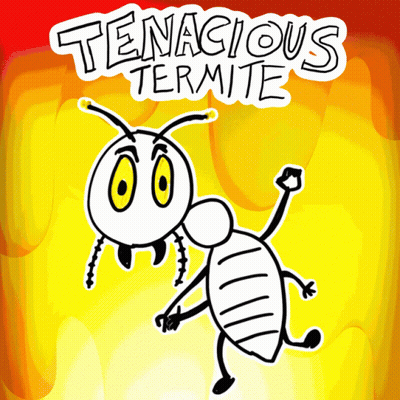 Tenacious Termite Cartoon GIF