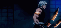 Tengen Vs Gyutaro Battle Ready Face Off GIF
