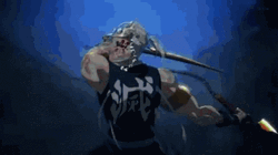 Tengen Vs Gyutaro Brutal Bloody Conflict GIF