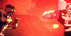 Tengen Vs Gyutaro Hostile Engagement Demon Slayer GIF