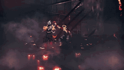 Tengen Vs Gyutaro Merciless Clash Demon Slayer GIF