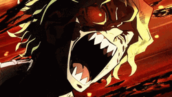 Tengen Vs Gyutaro Savage Bloody Combat GIF