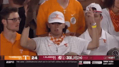 Tennessee Playing Alabama First Half GIF