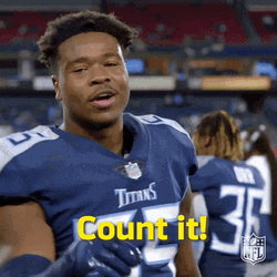 Tennessee Titans Jayon Brown Count It GIF