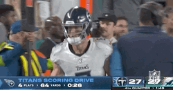 Tennessee Titans Will Levis Taking Off Helmet GIF
