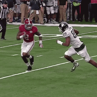 Tennessee Vs Alabama Football Score 28-28 GIF
