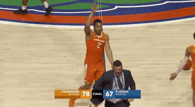 Tennessee Vs Florida Basketball 78-67 GIF