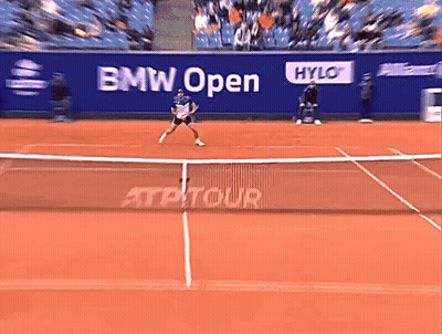 Tennis Player Playing At BMW Open GIF