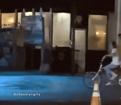 Tennis Player Swinging Racket GIF