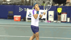 Tennis Player Using Italian Hand GIF