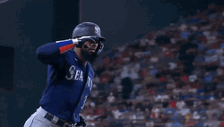Teoscar Hernandez Giving Salute GIF