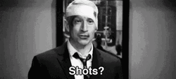 Tequila Shots Paul Reubens Andy Samberg Excited GIF