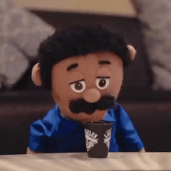 Tequila Shots Puppet Diego Passing Out GIF