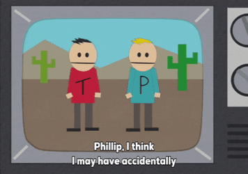 Terrance And Phillip Killing Is Never An Accident GIF