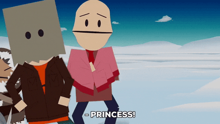Terrance And Phillip Walking In The Ice GIF