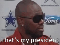 Terrell Owens That's My President GIF