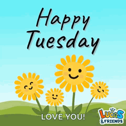 Terrific Tuesday Bright Sunflowers GIF