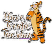 Terrific Tuesday Morning Cute Smiling Tigger GIF