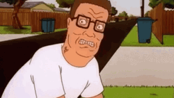 Terrified Hank Hill GIF