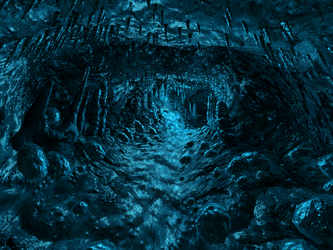 Terrifying Wet Damp Dark Goblin Cave GIF