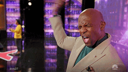 Terry Crews Cheering Fist Pump GIF
