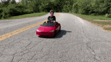 Tesla Model Toy Car Drift GIF