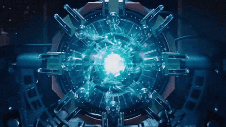 Tesseract Unleashing Laser Beam GIF