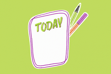 Test Day Flashing Animated Art GIF